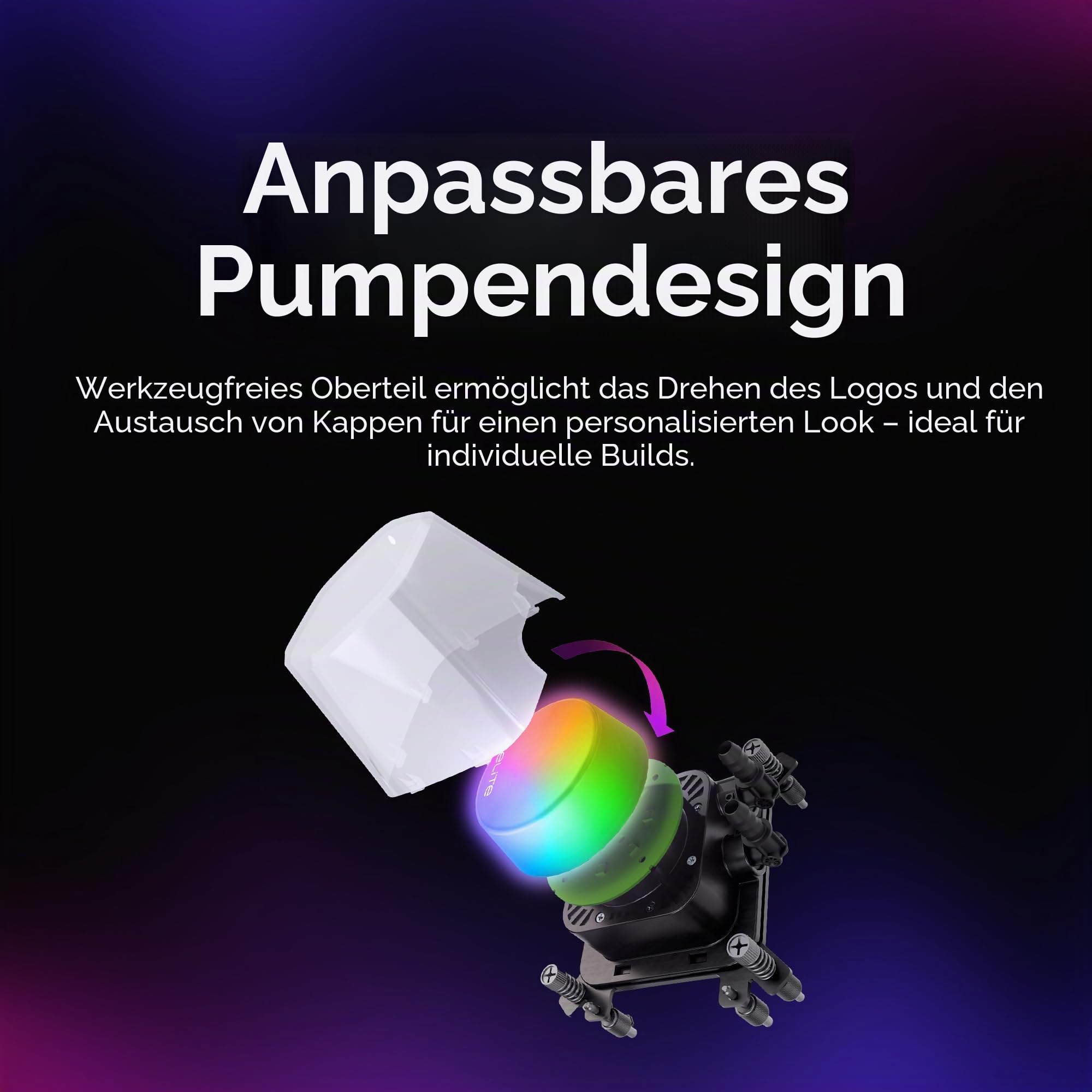 Cooler Master MasterLiquid ML360 Illusion ARGB Close-Loop AIO CPU-Flüssigkeitskühler, durchscheinende Kuppel, 360 mm Heizkörper, MF120 Halo PWM, AMD Ryzen AM5/AM4, Intel LGA1700/1200