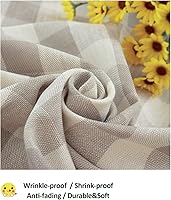 Vista 40 de Table Cloth Rectangle Table-Rustic Gingham Tablecloth Buffalo Plaid Table Cloth for Thanksgiving Christmas Kitchen Dining Room