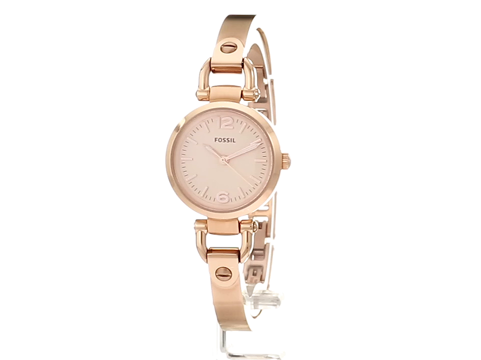 Buy Fossil Georgia Analog Pink Dial 