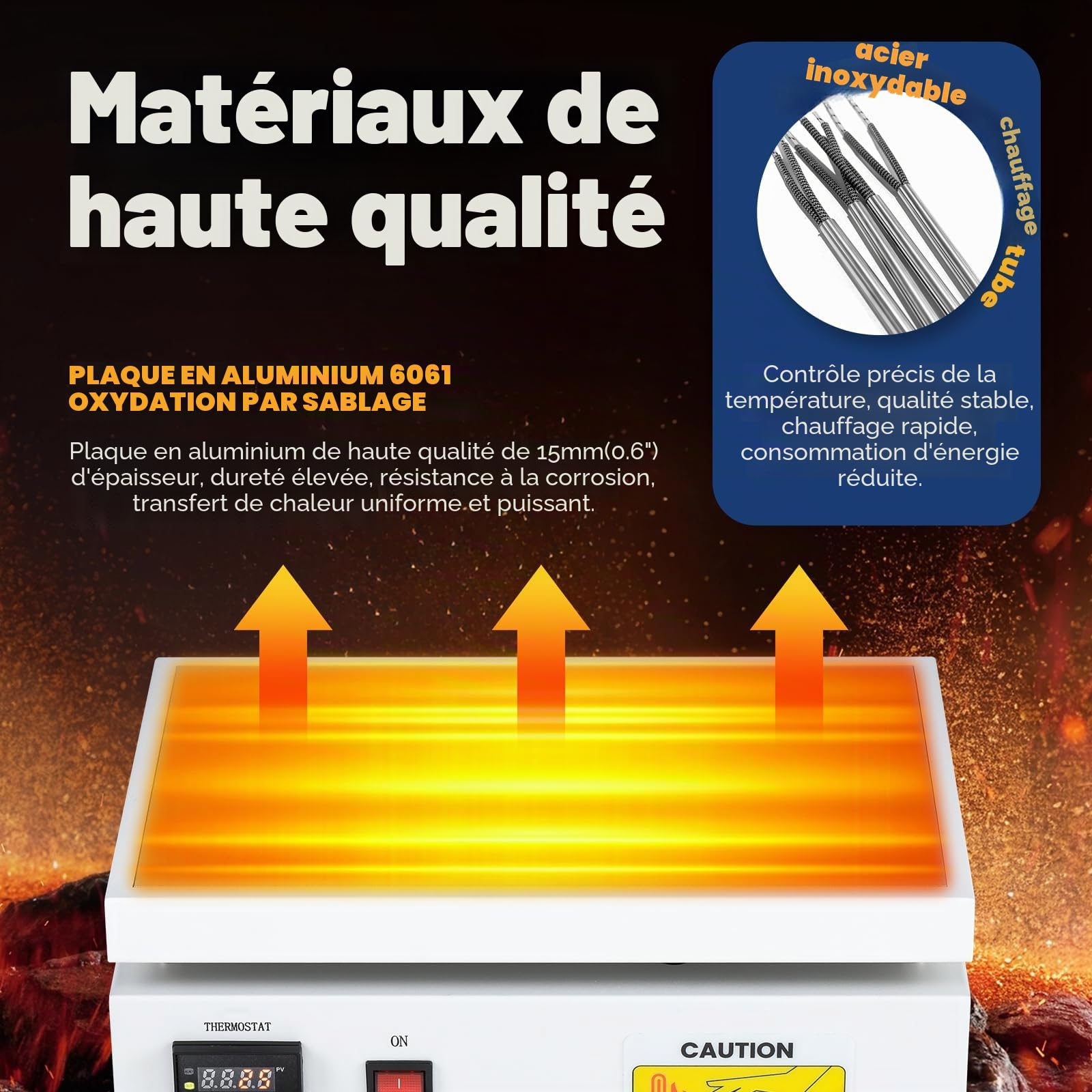 Machine d'emballage de cellophane manuelle Hanchen - Machine à sceller de bureau pour parfum, cosmétiques, boîte de poker, film thermocollant PVC (200 × 300 mm)