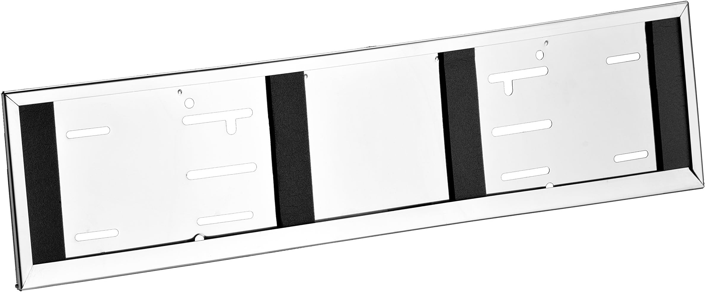 Everplate Licence Plate Holder License Plate Holder Stainless Steel – Stainless Steel/Austria Strong Curved Security