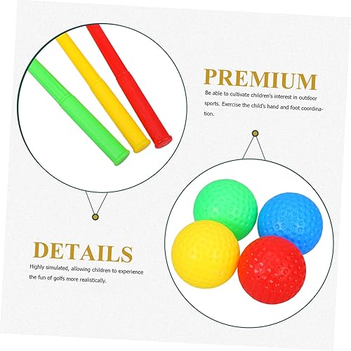 Miniatura 8 de DECHOUS 2sets Boys and Toy Plaything for Boy Girl Educational Parent-boy Girl Interaction Golf Equipment Random Colors