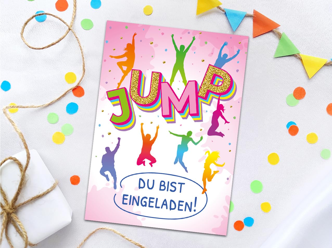 Minkocards 8 Cartes D'invitation Avec 8 Enveloppes Pour Anniversaire D