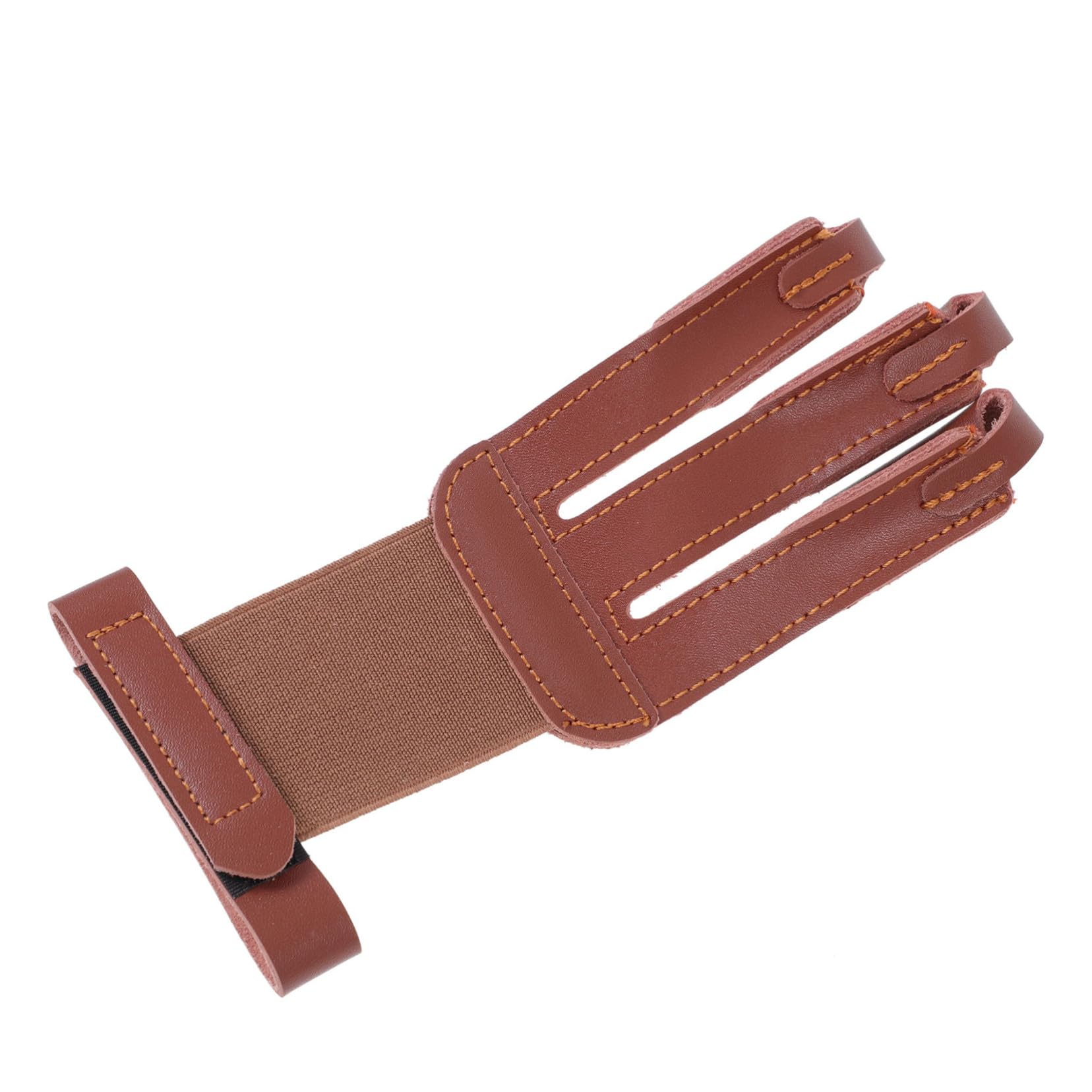 ARTSEWPLY Cow Leather Finger Tab for Recurve Finger Protector Hunting Sturdy and Comfortable