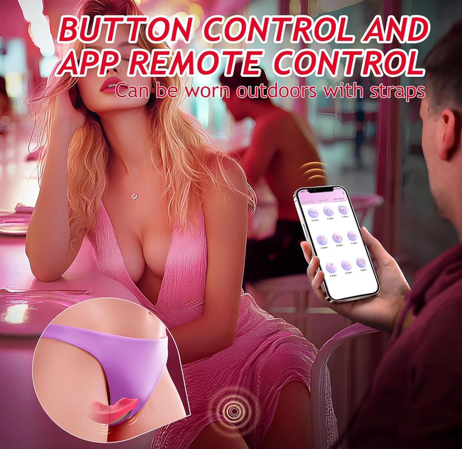 2026 Remote Control Wireless Vibrate Panties 8 Speeds Great for Her On Valentine's Day and Date Night Vibrate Panties Controller for Her Vibrateirs for Women Today Adult Silent,vibradors Red P78