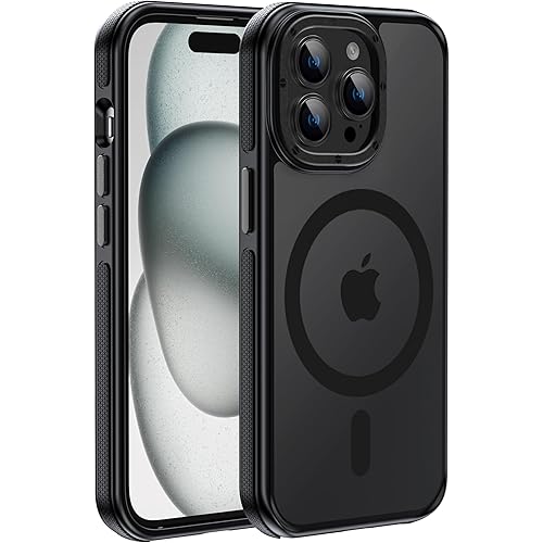 Strong Magnetic Case for iPhone 14 Pro [10Ft Military-Grade Protection] Compatible with MagSafe Shockproof Slim Thin Cover 6.1 inch 14 Pro Phone Case Bumper Black
