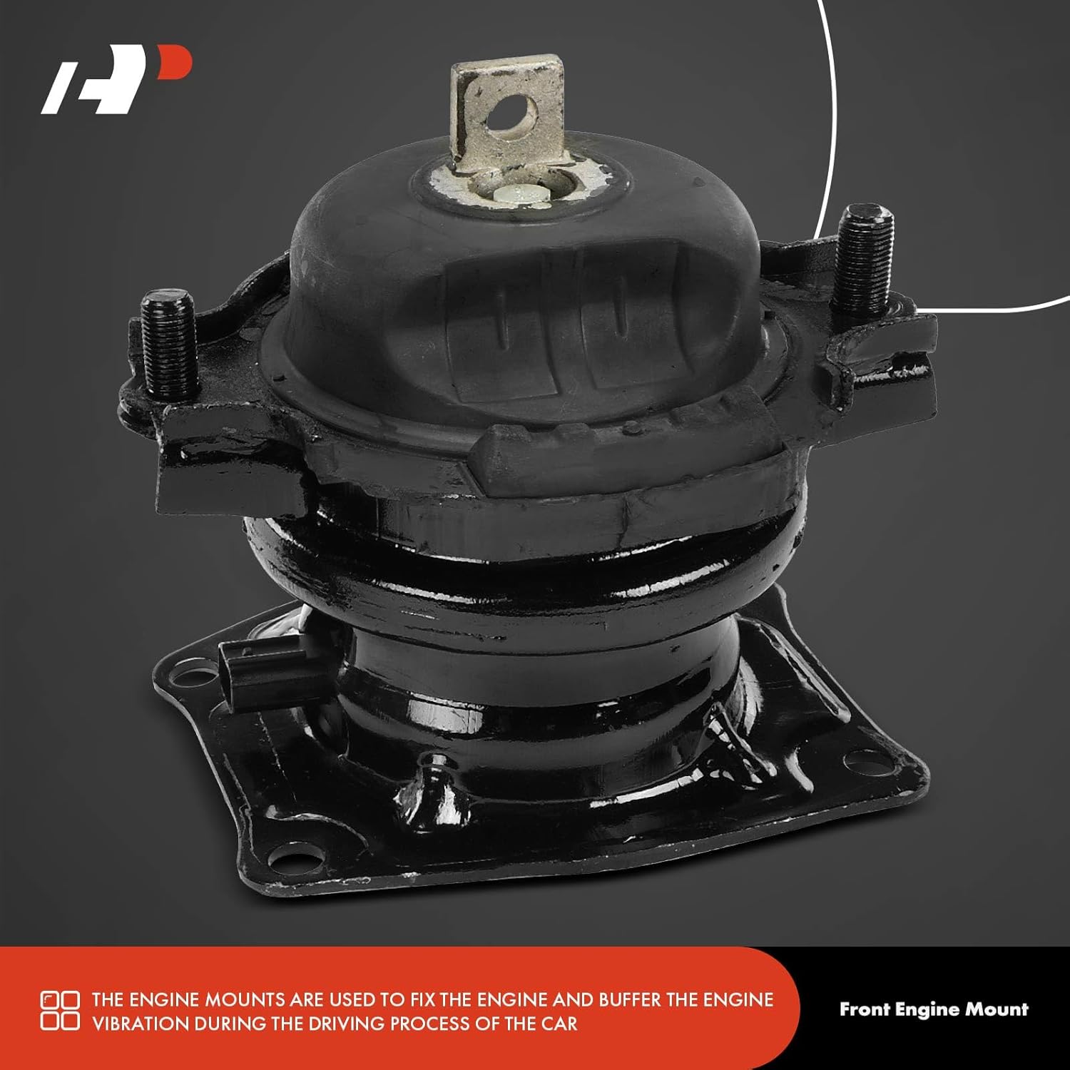 A-Premium 2PCS Front and Rear Engine Motor Mount Set Compatible with Honda Pilot 2006 2007 2008 3.5L, FWD, Replace# 50810SHJA62, 50810SHJ305