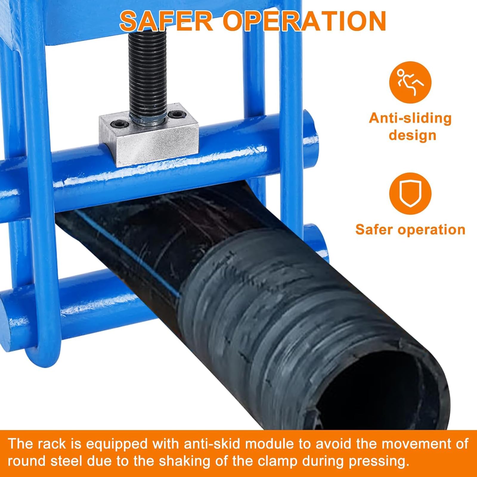 Herramienta Manual De Compresión para Tuberías De Agua, De Acero Sólido para Una Sujeción Firme, De Acero Sólido, Soldadura Sin Costuras, para Tuberías De PE/PPR/PVC/PP,40