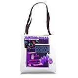 Retro Tech Computer Design for Nostalgic Computer Enthusiast Tote Bag