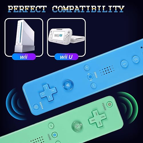Miniatura 33 de Yosikr Controller for Wii, Remote Controller for Wii with Silicone Case and Wrist Strap Compatible for Wii/Wii U (2 Pack, White and White)