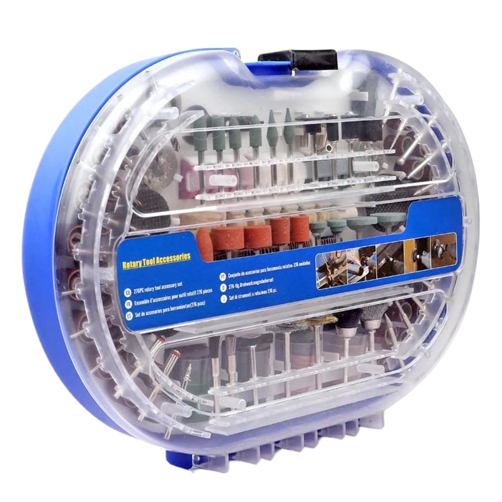 Kit de accesorios para herramienta rotativa 276 Piezas de Accesorios | Kit de Herramientas Rotativas para Lijar Para lijar,esmerilar,tallar,pulir,taladrar,grabar y reparar