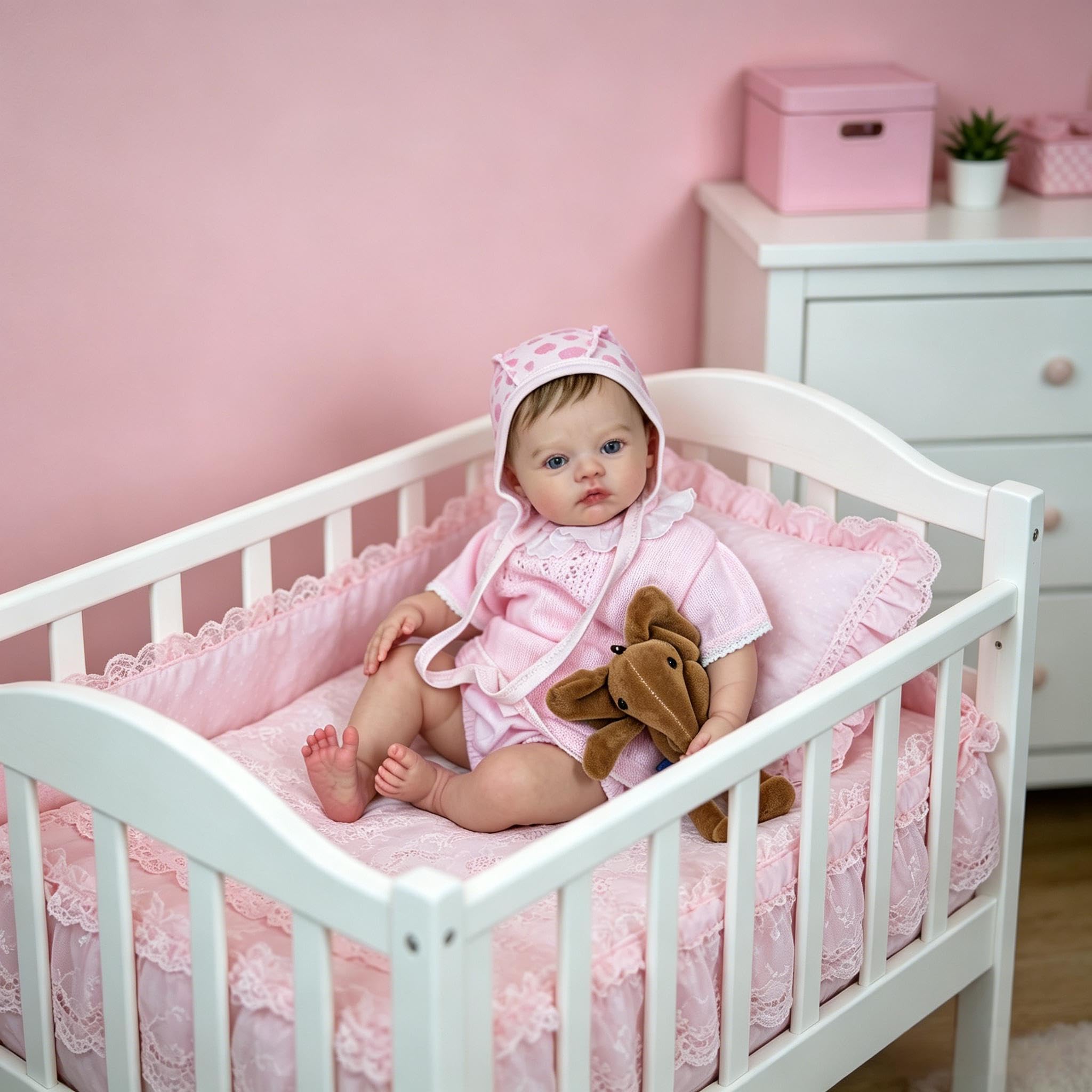Reborn Baby Dolls silikonowe na całe ciało, 45 cm, realistyczna lalka dla noworodka, zmywalna, miękki, winylowy, silikon, prawdziwe życie, Reborn lalki z akcesoriami do zabawek