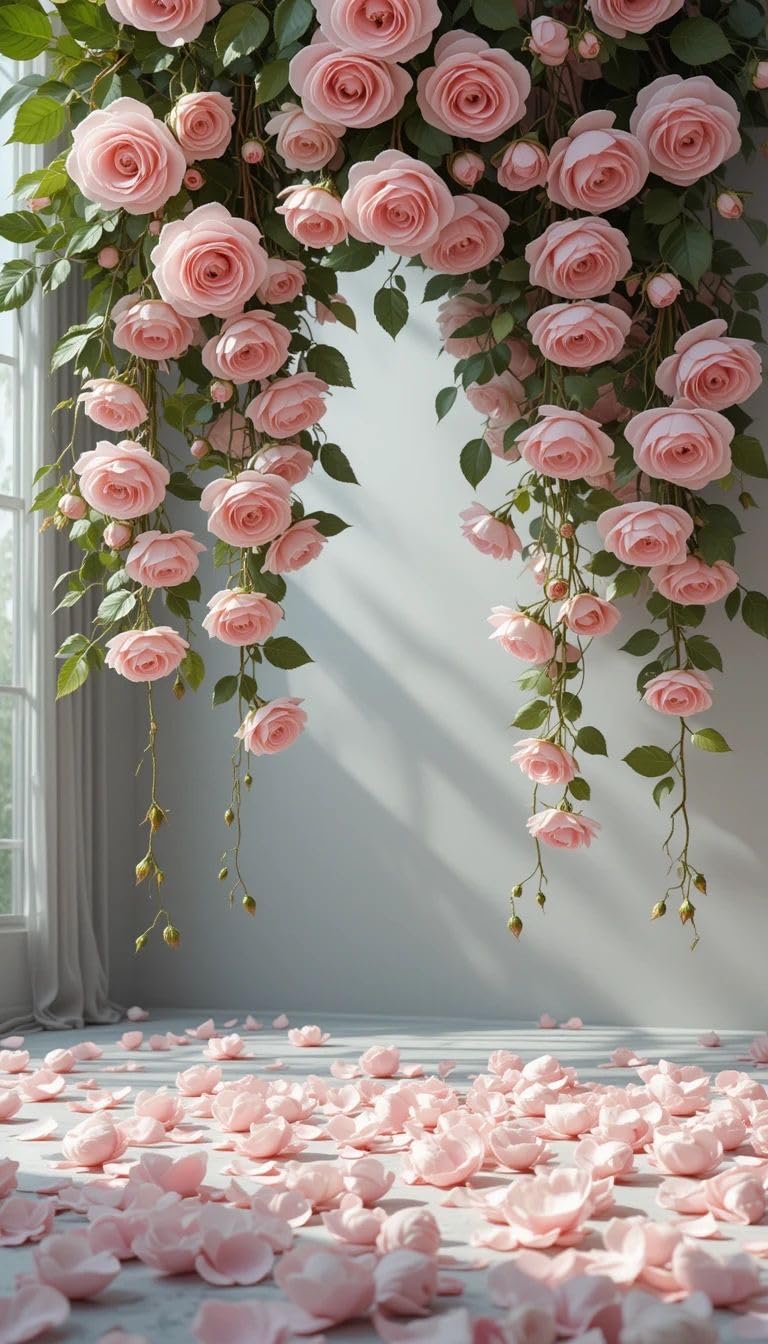 Climbing Rose Seeds - 100 Cream Mix Flowers -19
