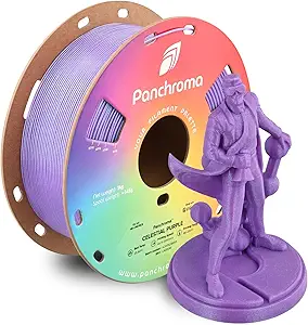 Polymaker Panchroma Celestial PLA Filament, Celestial Purple 1.75mm 3D Printing Filament, Shiny Glittering 3D Printer PLA Filament, Fit Most FDM 3D Printers, 1kg Spool (2.2lbs)