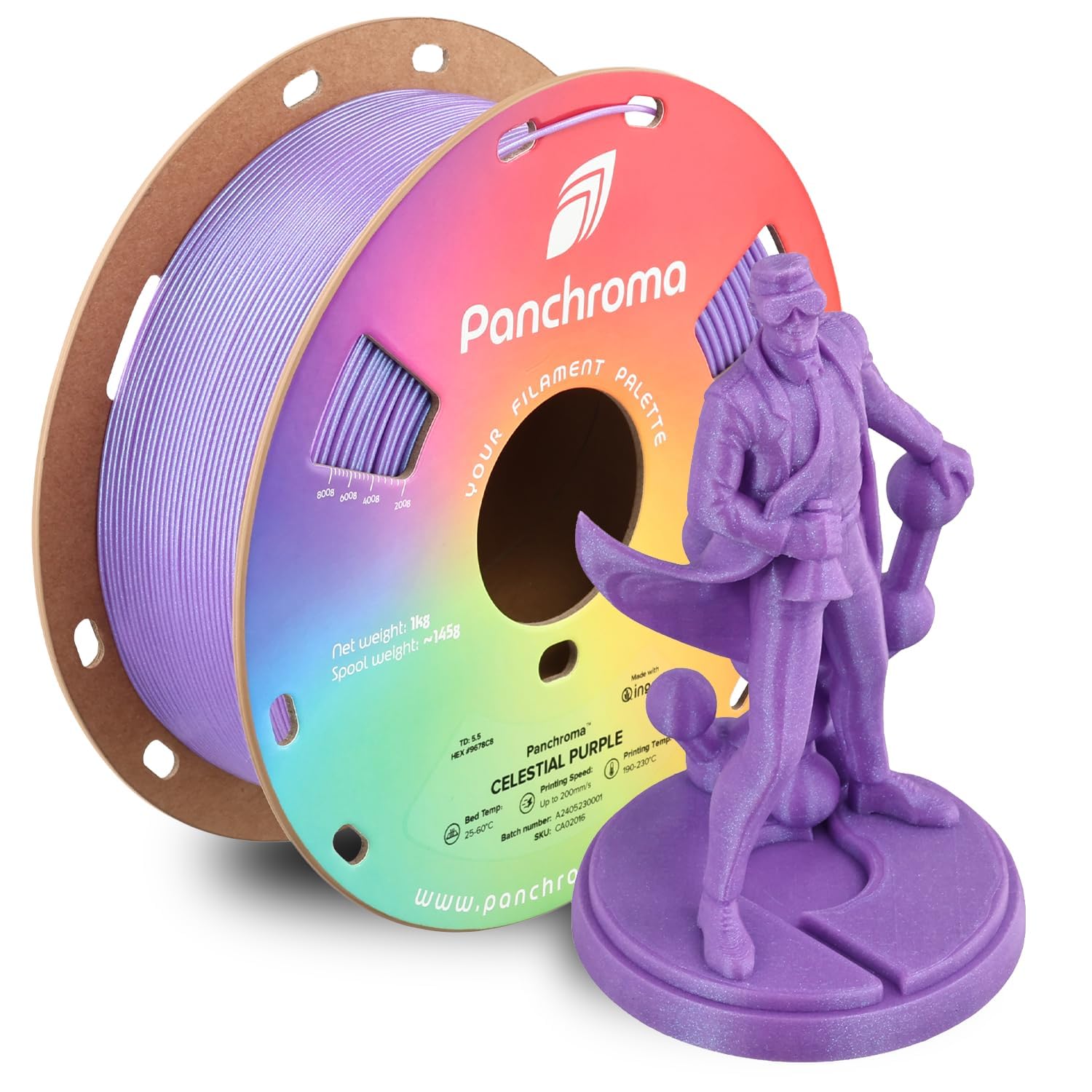 Amazon.com: Polymaker Panchroma Celestial PLA Filament 1.75mm for