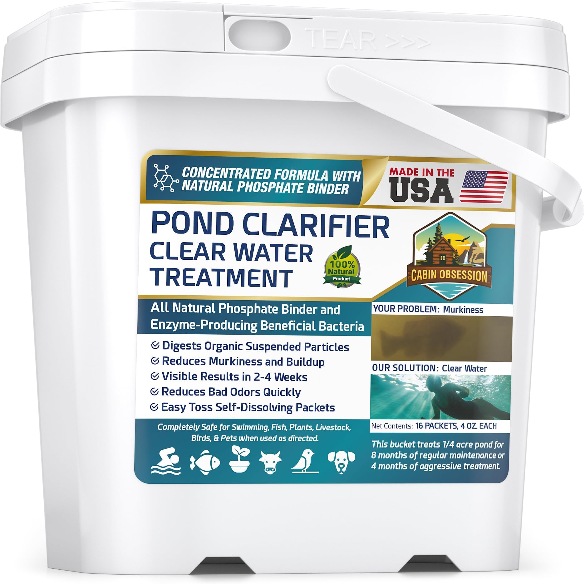 Pond Clear Water Treatment