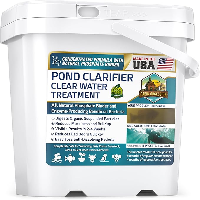 Pond Clear Water Treatment 16 Pack for 8 Months of Pond