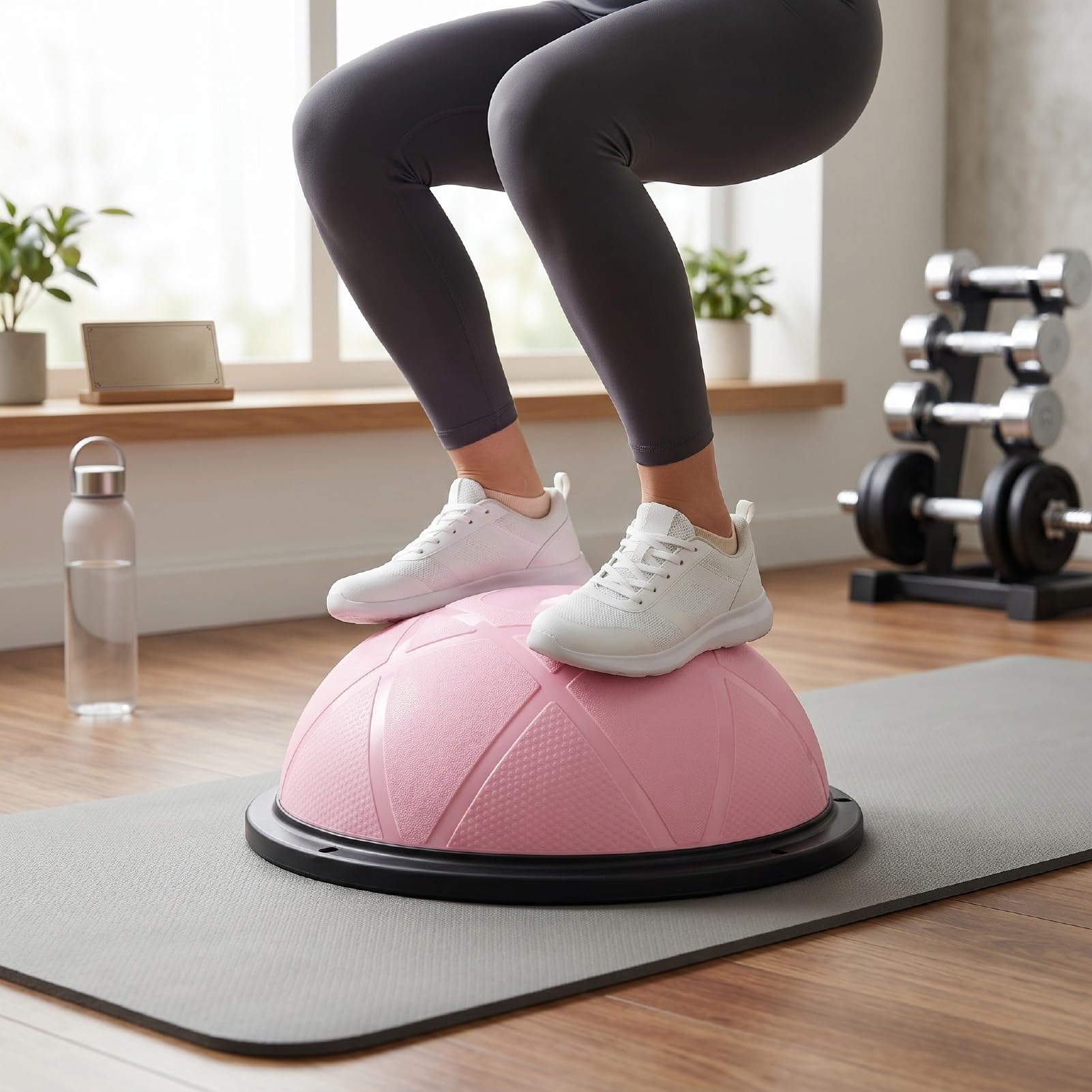 Ejoyous Balance Ball Trainer per Forza del, Mezzo Tondo PVC