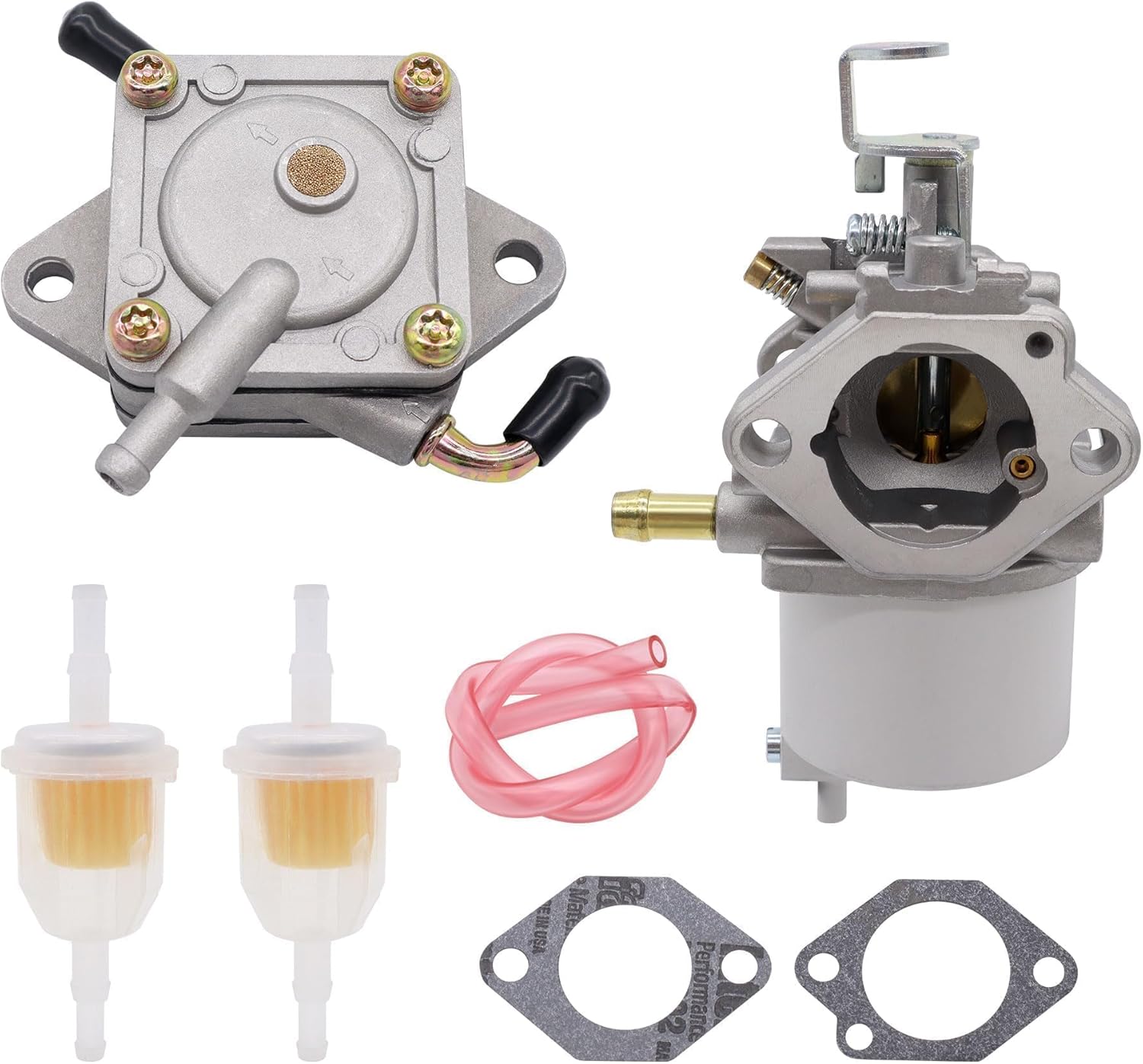 FE350 Carburetor Fuel Pump Compatible with Golf Cart DS Precedent Turf or Carryall, Club Car Precedent Industrial Carts Kawasaki 4 Stroke Engine Replacement for 1014523