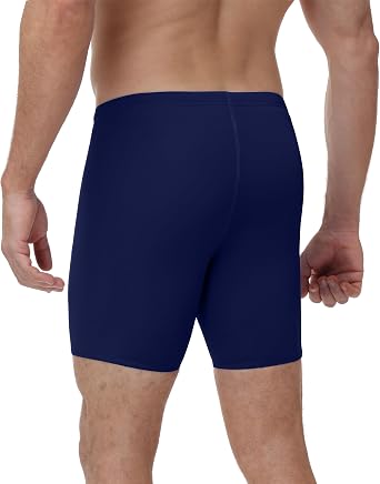 Men's Jammers Swimming Trunks, Athletic Competitive Quick Dry Swimwear, UPF 50+ Compression Swimming Shorts for Training Racing