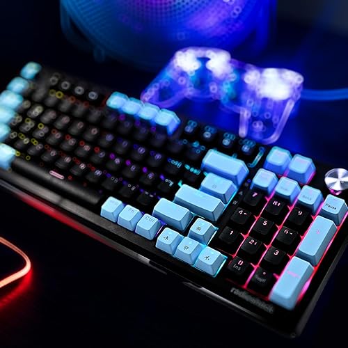 Miniatura 2 de RadioShack Teclado mecánico con cable para juegos de 96 teclas con luz arcoíris