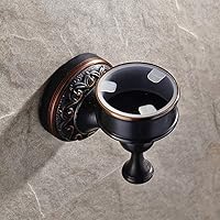 Vista 7 de Leyden Juego de 2 toallas de bronce aceitado y jabonera para baño montado en la pared