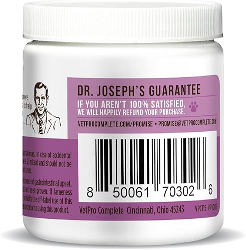 Miniatura 9 de VetPro Complete Glucosamina para perros  Masticables suaves de máxima fuerza con condroitina, MSM, cúrcuma, vitamina C, Omega 3  trata la displasia