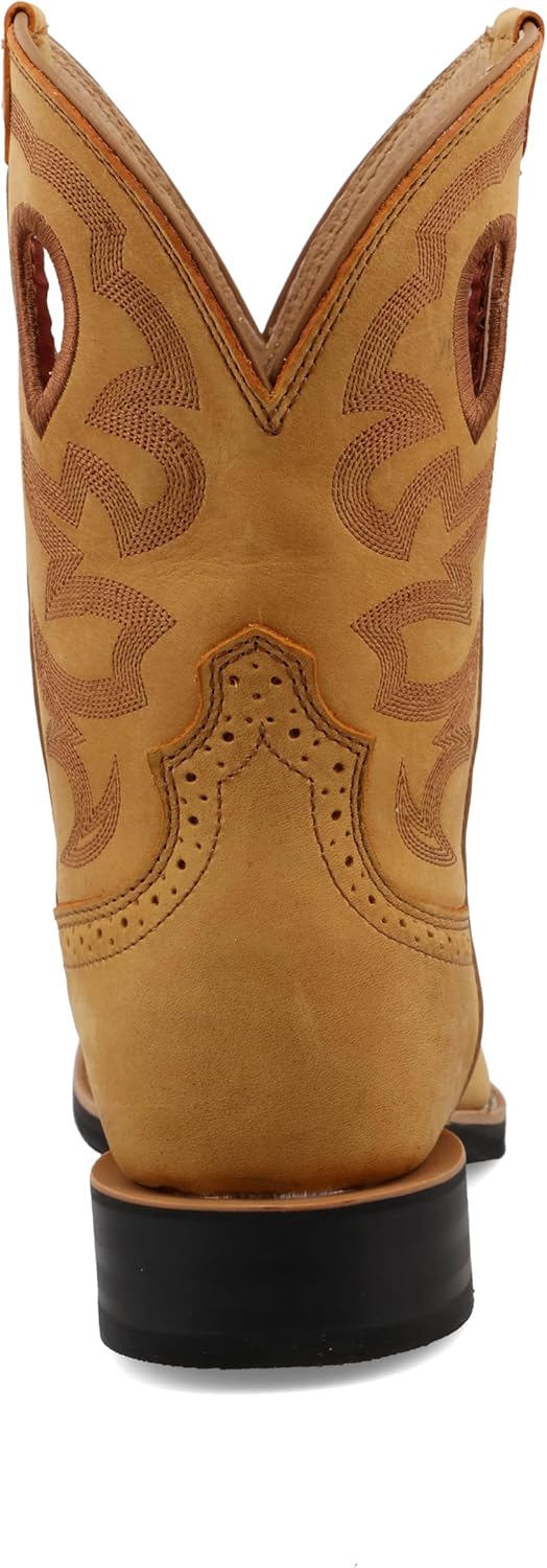 Twisted X Women's 9" Ruff Stock, Wide Square Toe with CellSole