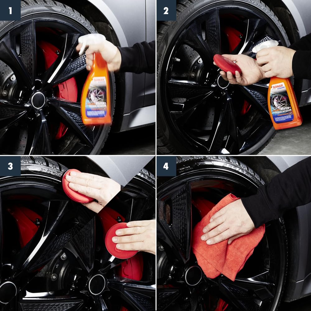 SONAX XTREME Ceramic protection pneus+jantes (750 ml) protection hydrofuge et finition soignée | Réf: 03504000