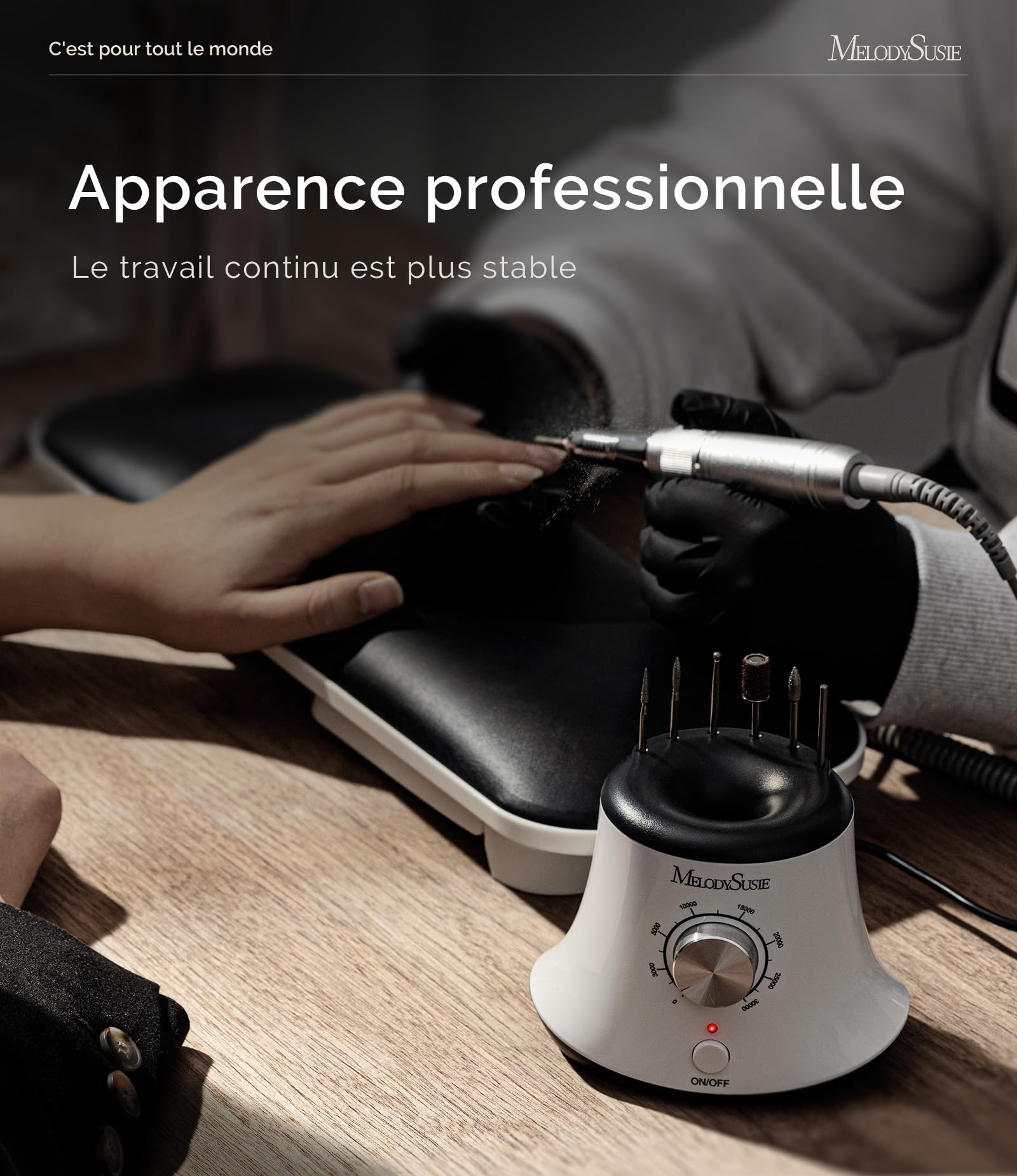 MelodySusie Ponceuse pour Ongles SC320I pour Prothésistes Ongulaires
