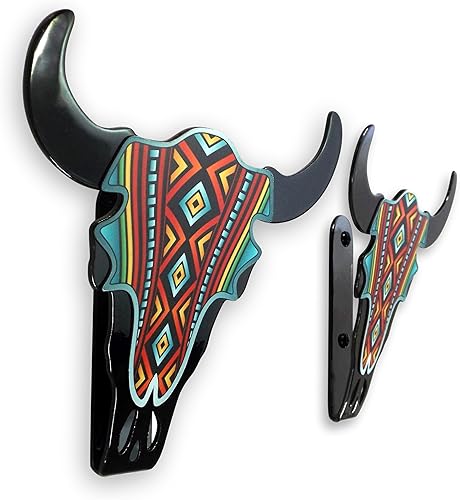 Perchero de sombrero de vaquero para pared, 2 piezas de organizador de montaje en pared para sombreros de vaquero occidental, ganchos decorativos de