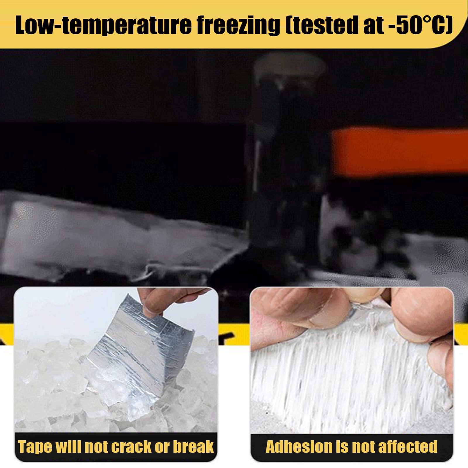 Cinta De Butilo para Sellar,Cinta Fugas Agua Presion,Cinta Impermeable Autoadhesiva,Eficaz Y PráCtico,Aplicable A Diversas Superficies Planas Y Curvas