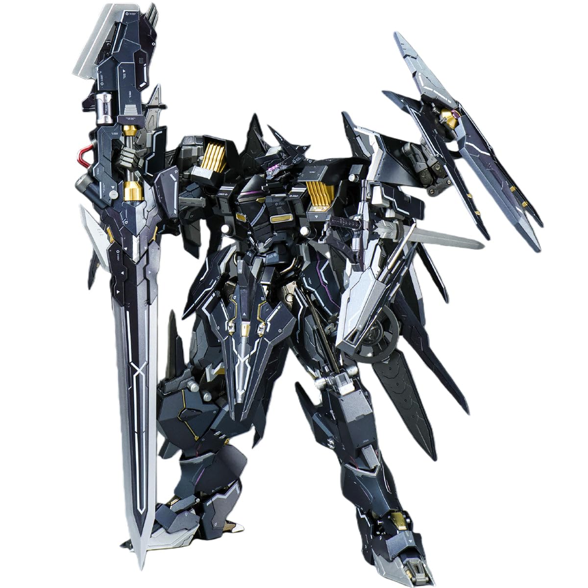 HIPLAY TRON MODEL × IRON SAGE SCHWARZRITTER Czarny Rycerz Metalowe Serce 1/72 Skala Figurka Akcji
