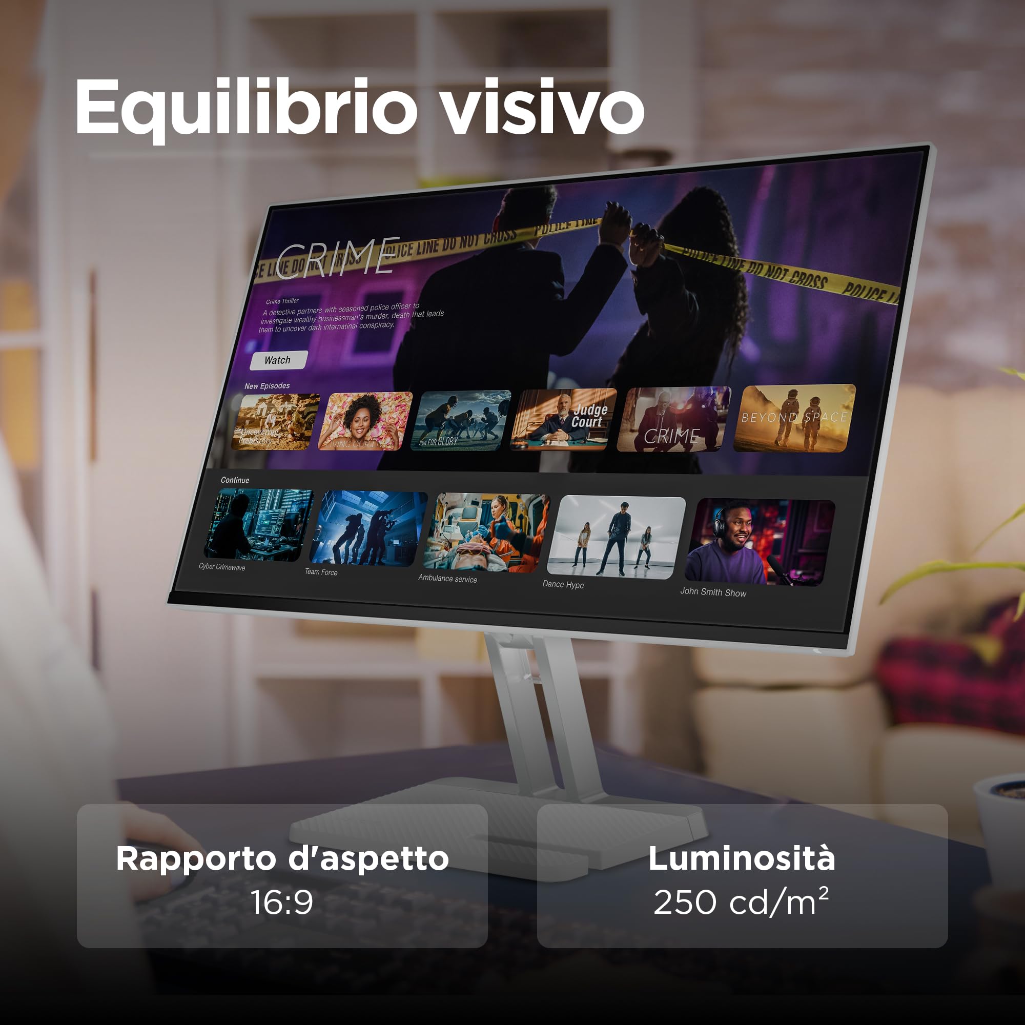 Lenovo L24-45 Monitor IPS 24" Full HD 144Hz 1ms HDMI VGA AMD FreeSync VESA 100x100mm
