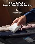 Anker Prime 3-in-1 Wireless Charging Station, MagSafe Charger Stand Compatible, Qi2.2 25W Certified Palm-Sized Foldable Charger for iPhone 17/16, Apple Watch, AirPods (White)