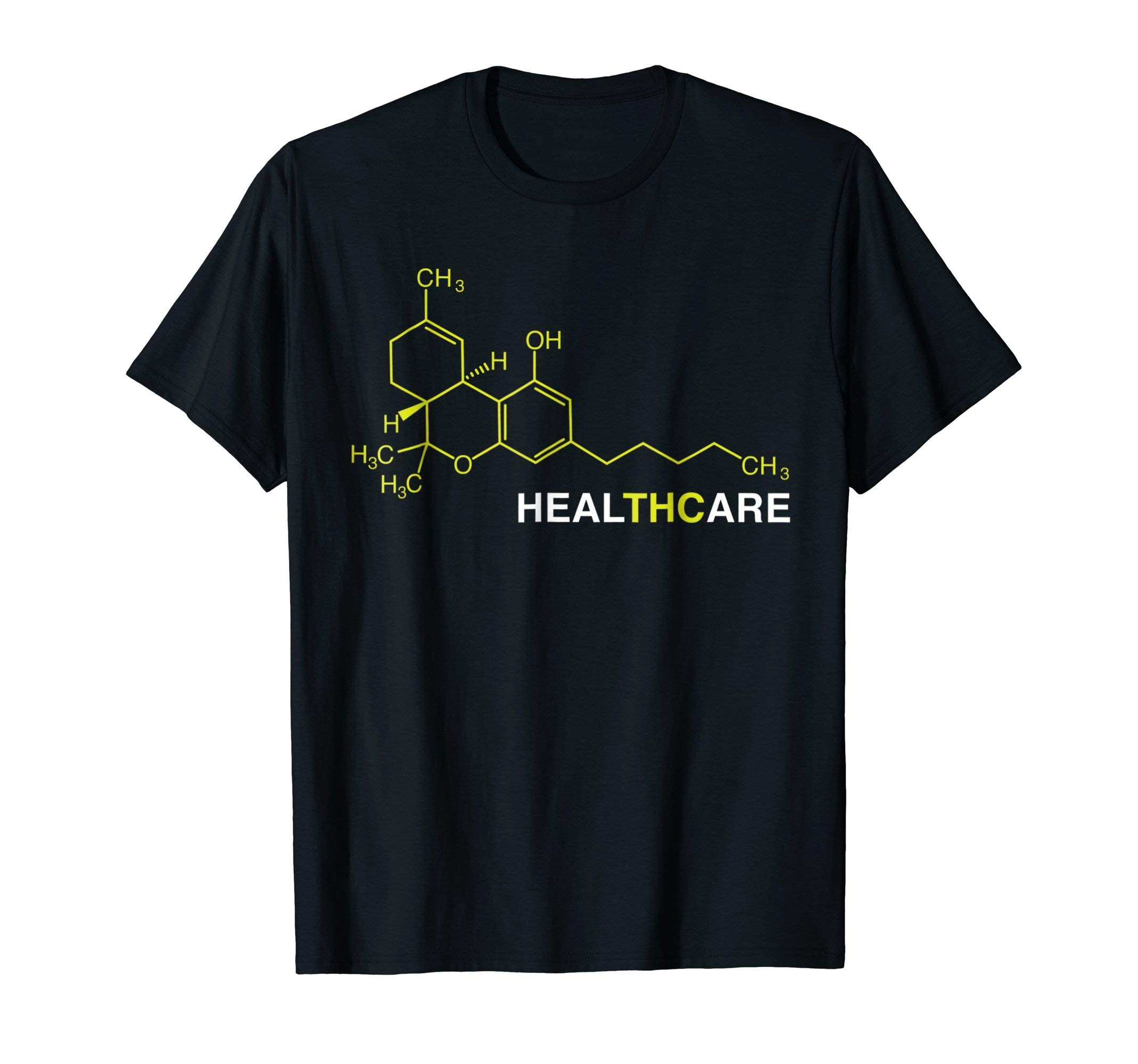 funny weed shirtsTHC Healthcare Cannabis Medical Marijuana T-Shirt T-ShirtOEKO-TEX STANDARD 100