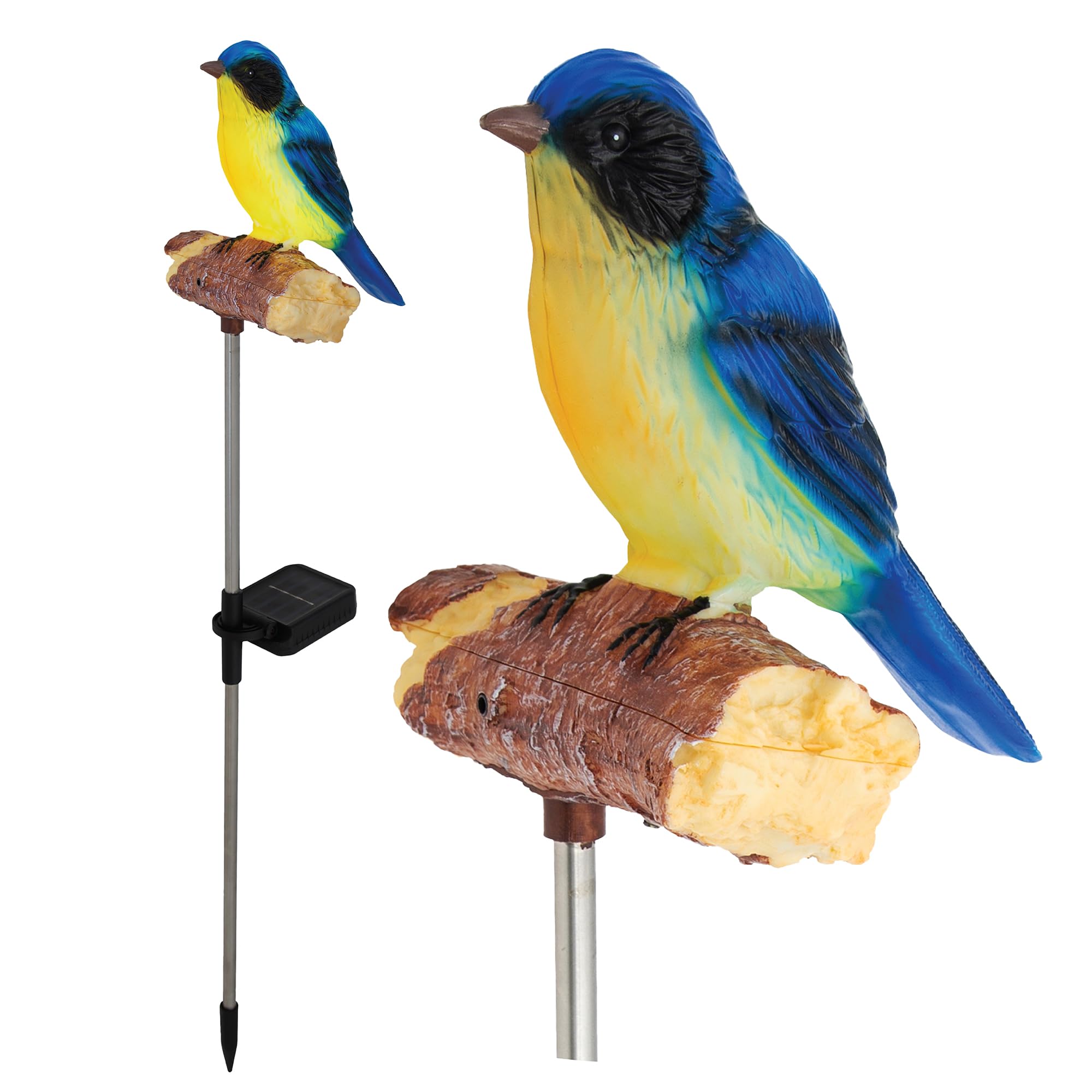 Gardenkraft Solar Tweeting Bluebird Light