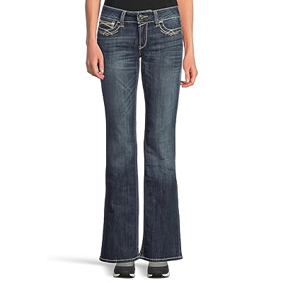 Ariat R.E.A.L. Bootcut Stetch Entwined Jeans in Festival Blue Women