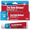 Zinc Oxide Ointment for Adults and Babies - 2 oz Diaper Rash Ointment - Skin Protectant for Diaper Rashes, Cuts, and Burns