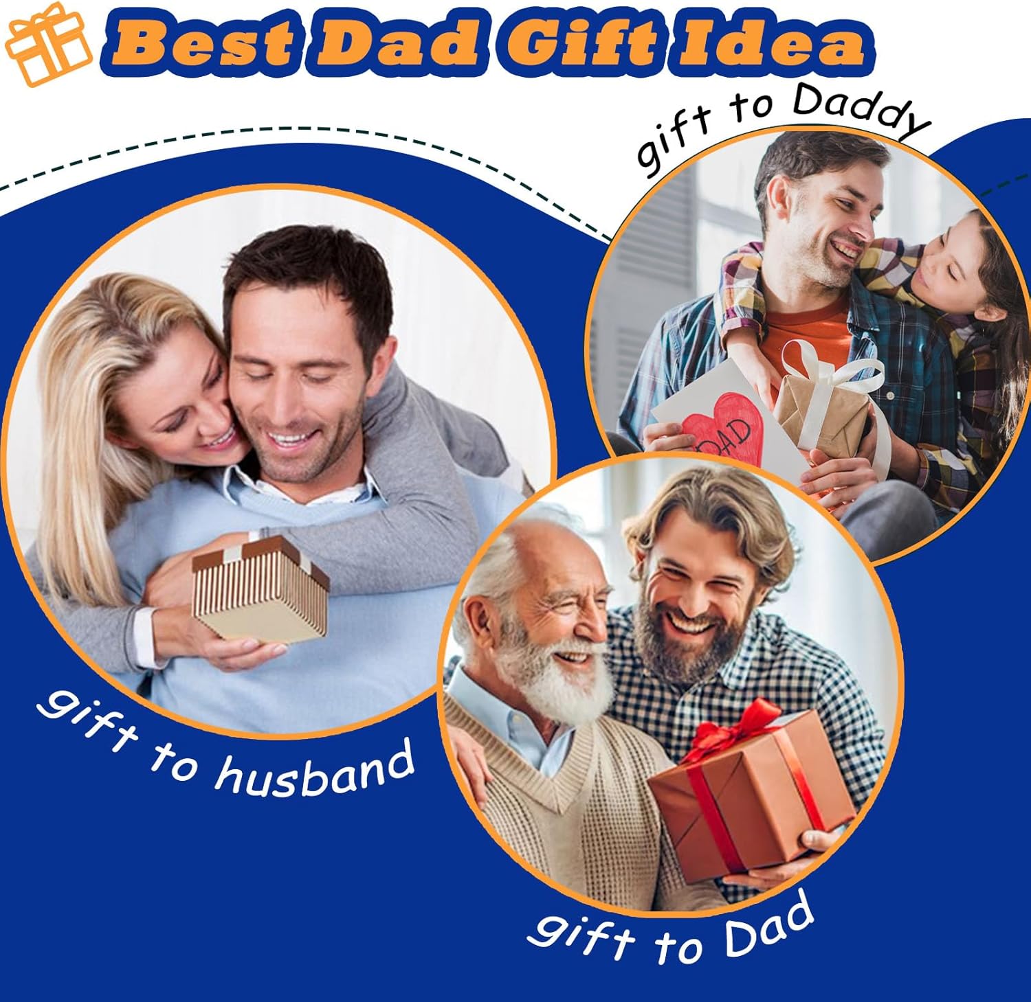 Christmas Gifts for Dad -Crew Sock for Papa from Daughter Son Dad Gift New Dad Present to Be Best Dad Ever, Men’s Size 10-13 - Image 7
