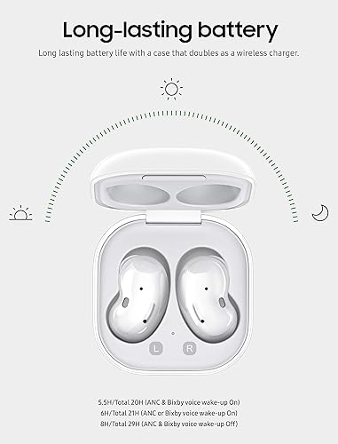 Miniatura 6 de Samsung Auriculares inalámbricos Galaxy Buds Live True Wireless - Mystic White renovado Mystic White