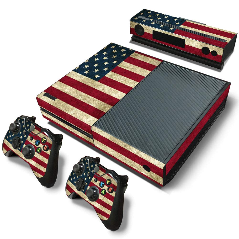 Protective Vinyl Skin Decal Cover for Xbox One Stars and Stripes