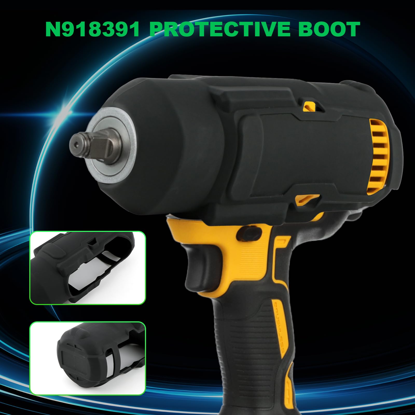 Amazon.co.jp: N918391 インパクトレンチ 保護ブーツ Dewei DCF900