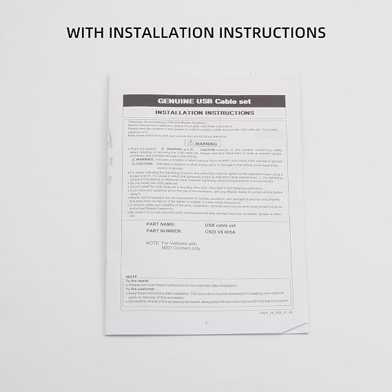 Dasbecan TK78-66-9U0C Mazda Apple Carplay Android Auto Retrofit Kit
