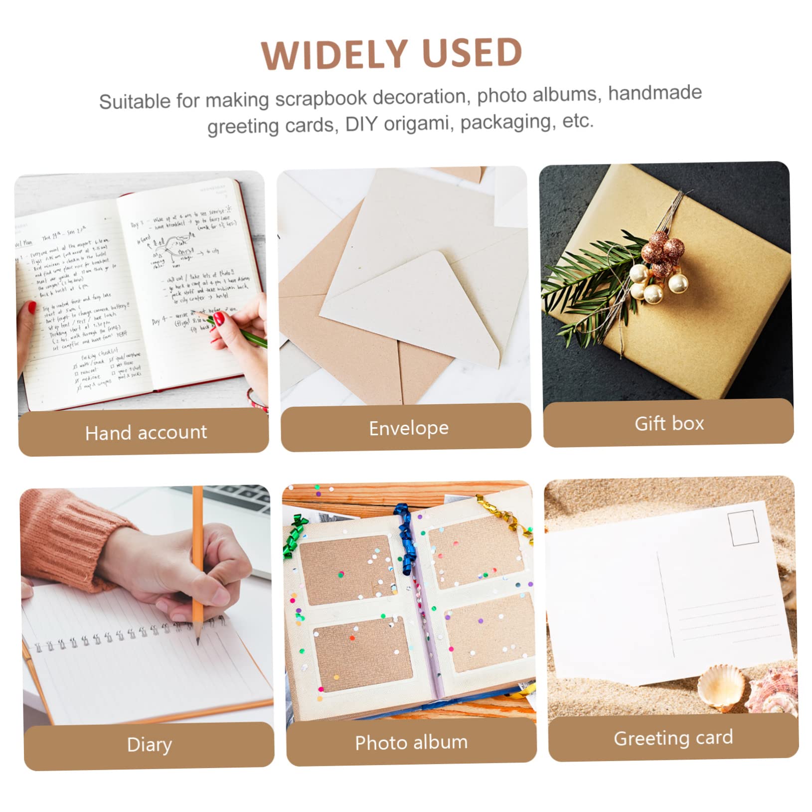 TEHAUX 5sets Carta Decorativa Retro Per Scrapbooking e Album Fotografici Kit Di Adesivi Di Piante e Fiori Materiali Fai Da Te Per Decorazioni Di Carte e Regali Personalizzati Facile Da