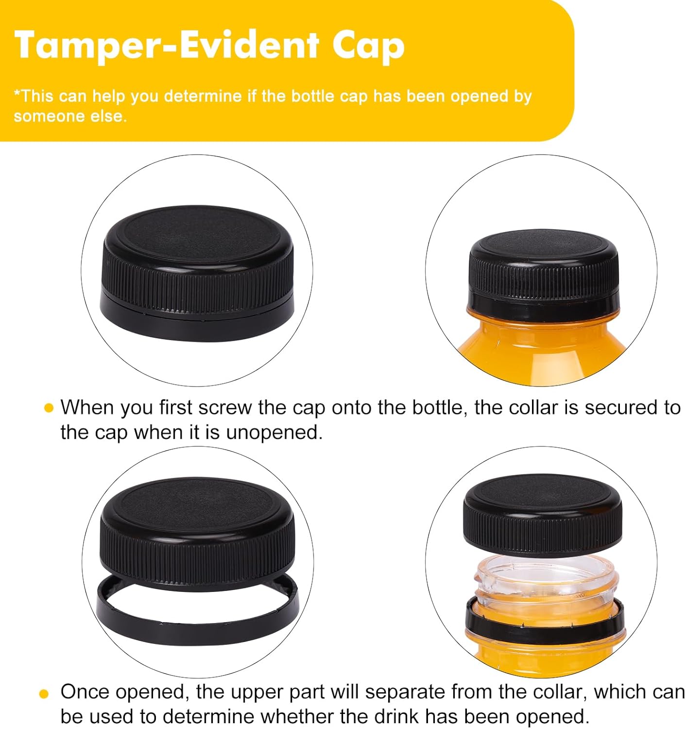 BAKHUK 118pcs 12oz Empty Plastic Juice Bottles with Caps, Plastic Containers Bottles with Lids, Reusable Clear Bulk Beverage Containers for Juice, Milk, and Other Beverages