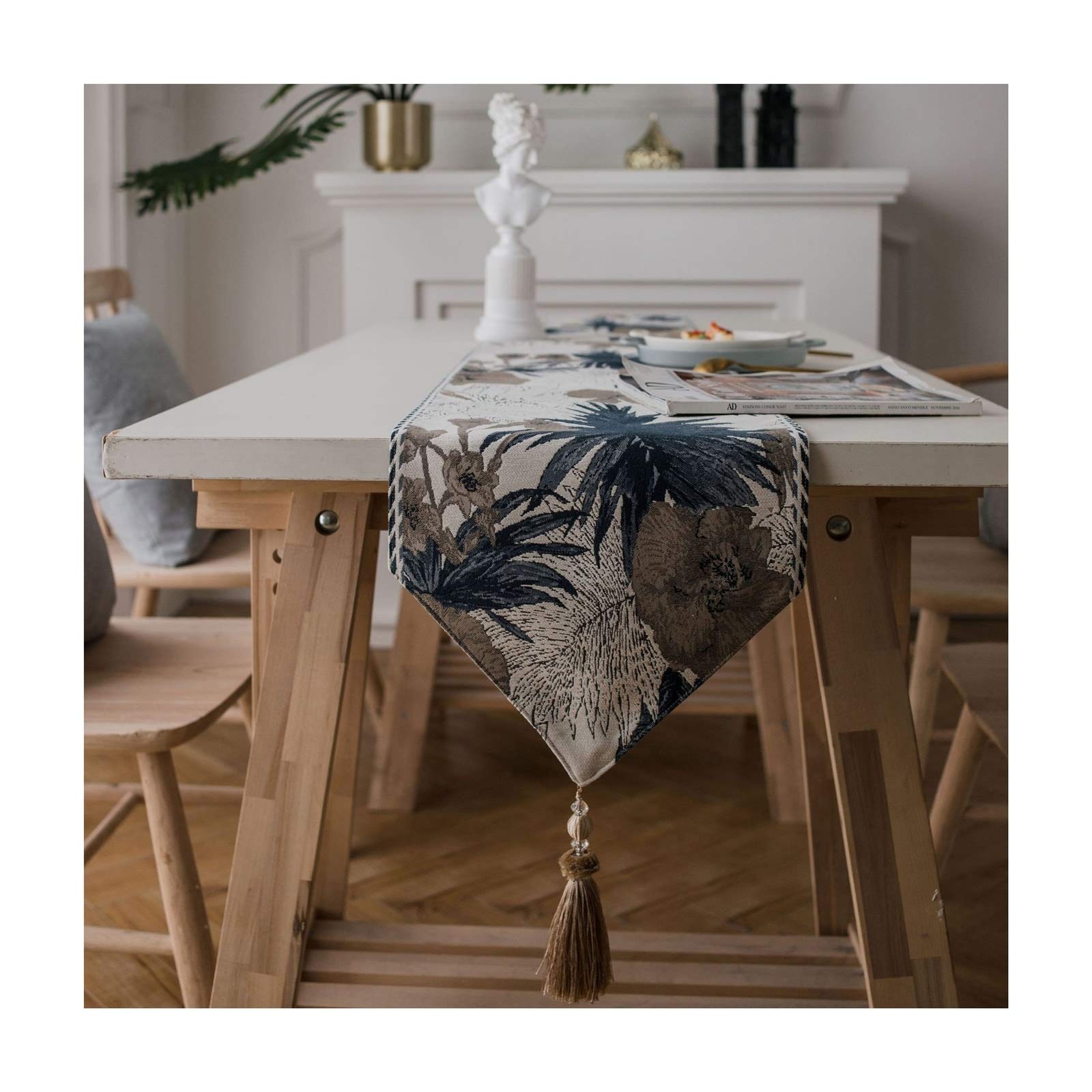 Daesar Coureur De Table 32x250CM, Chemin Table Lavable