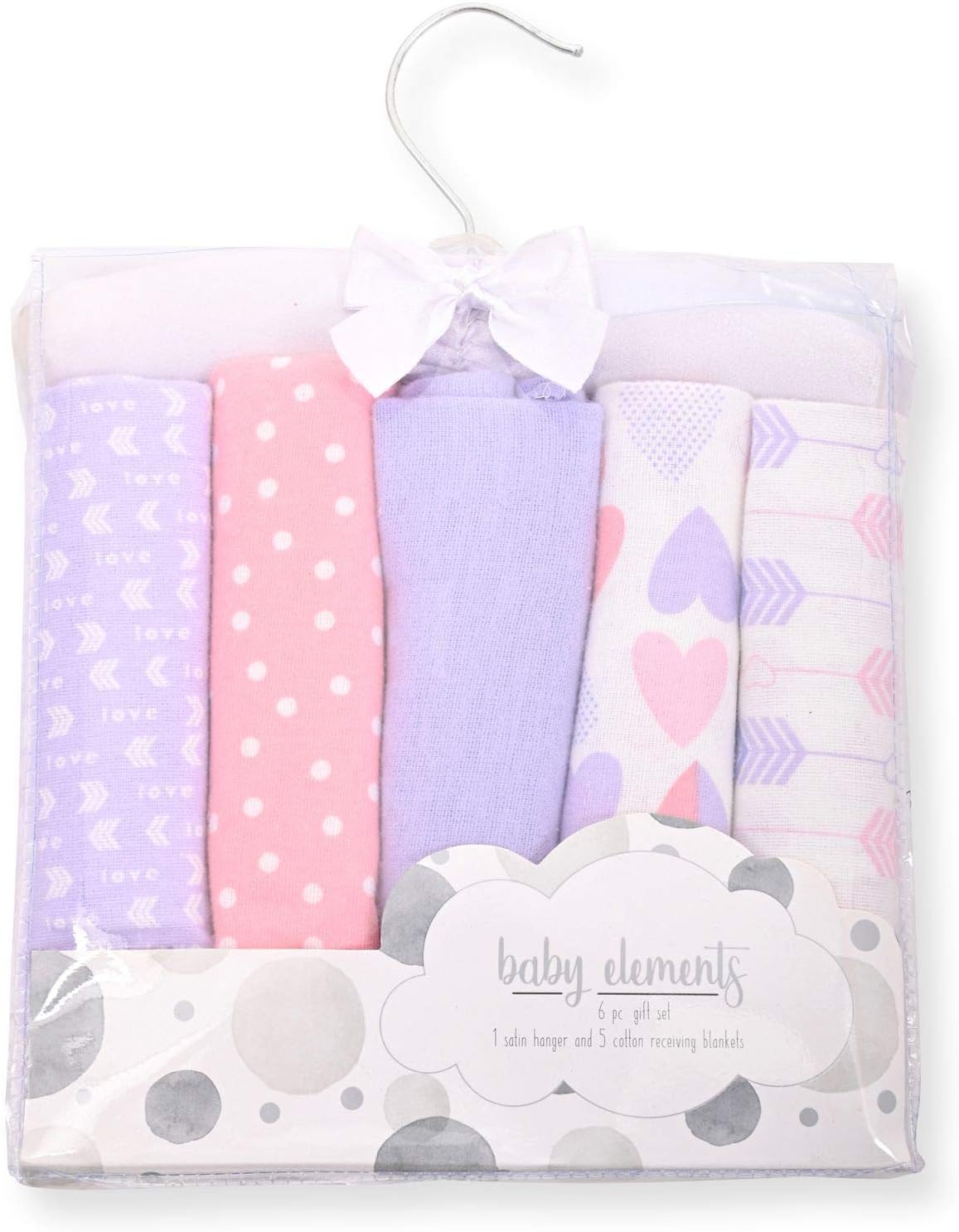 5 receiving blankets