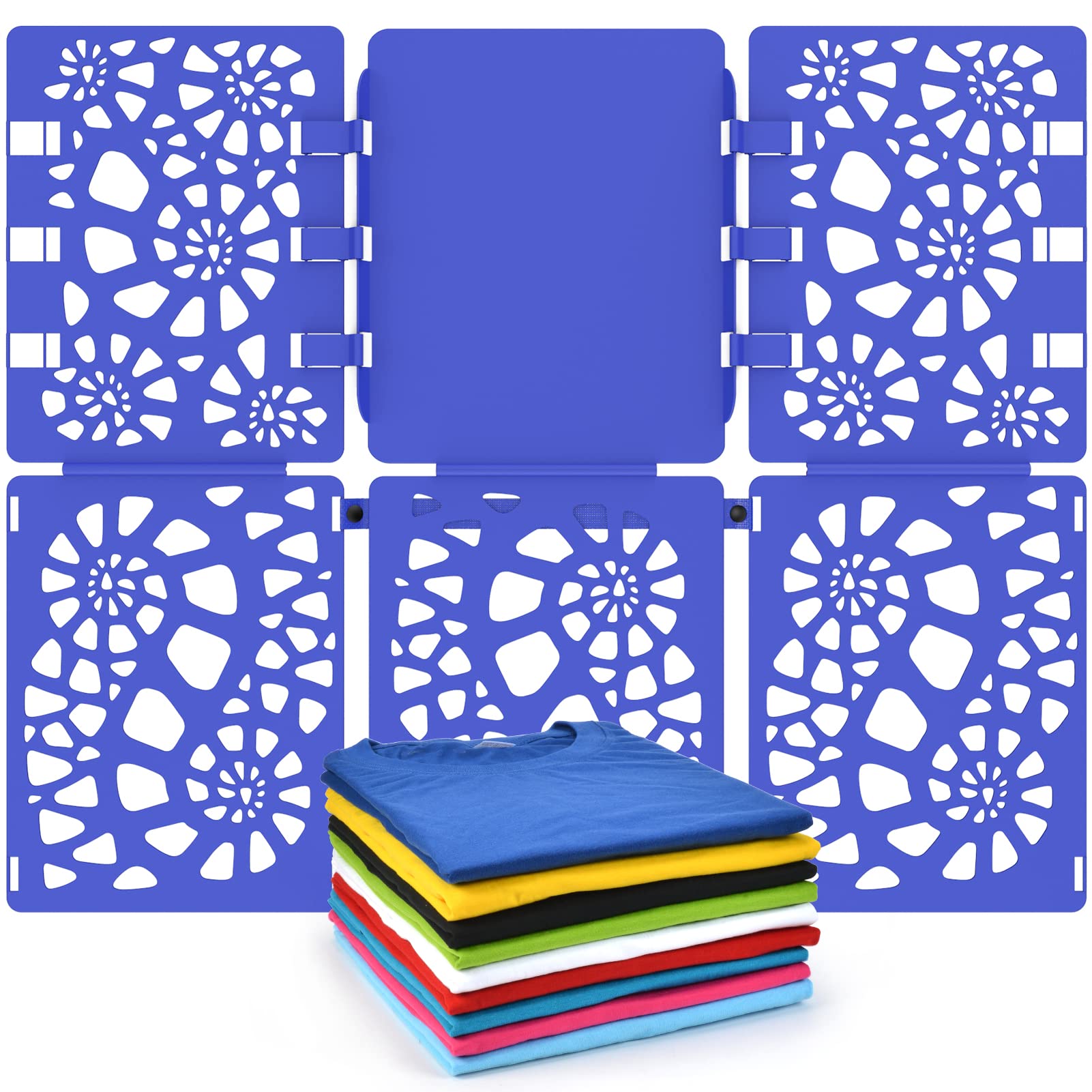 BoxLegend Shirt Folder V2 Shirt Folding Board Clothes Folder Neatly Blue