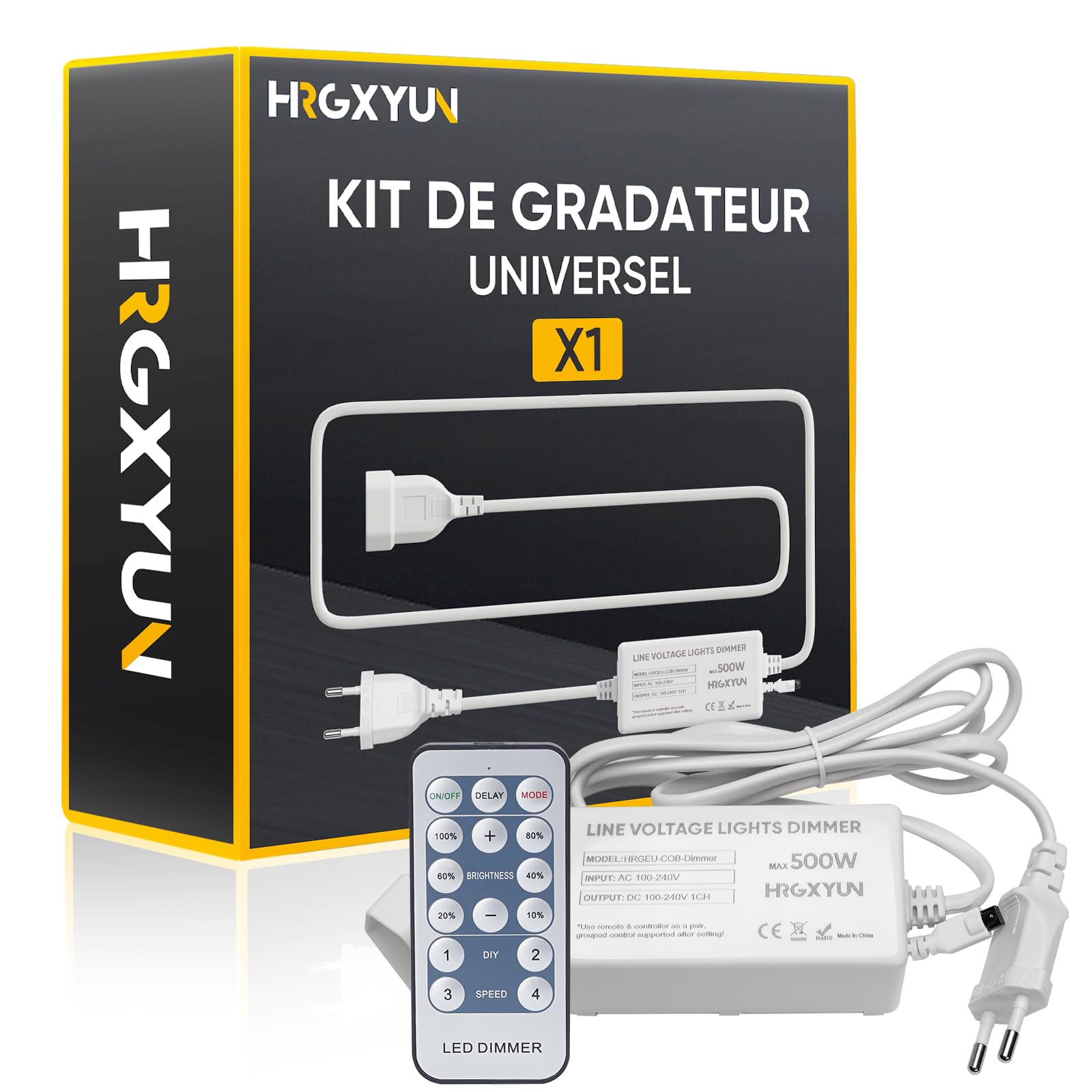 Kit de Gradateur pour Bandes LED 220-240V